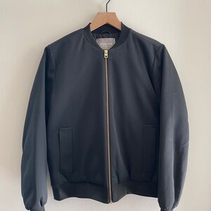 Everlane Women's Black Bomber Jacket